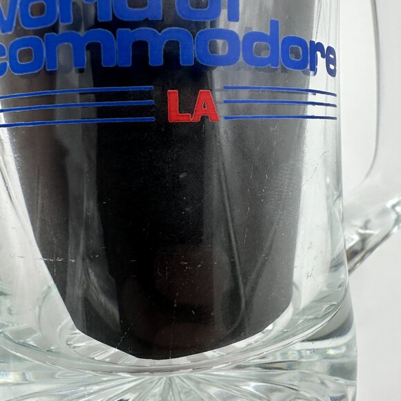 2 Vintage 1989 World Of Commodore Expo Los Angeles 12 oz Beer Mugs - Picture 7 of 12